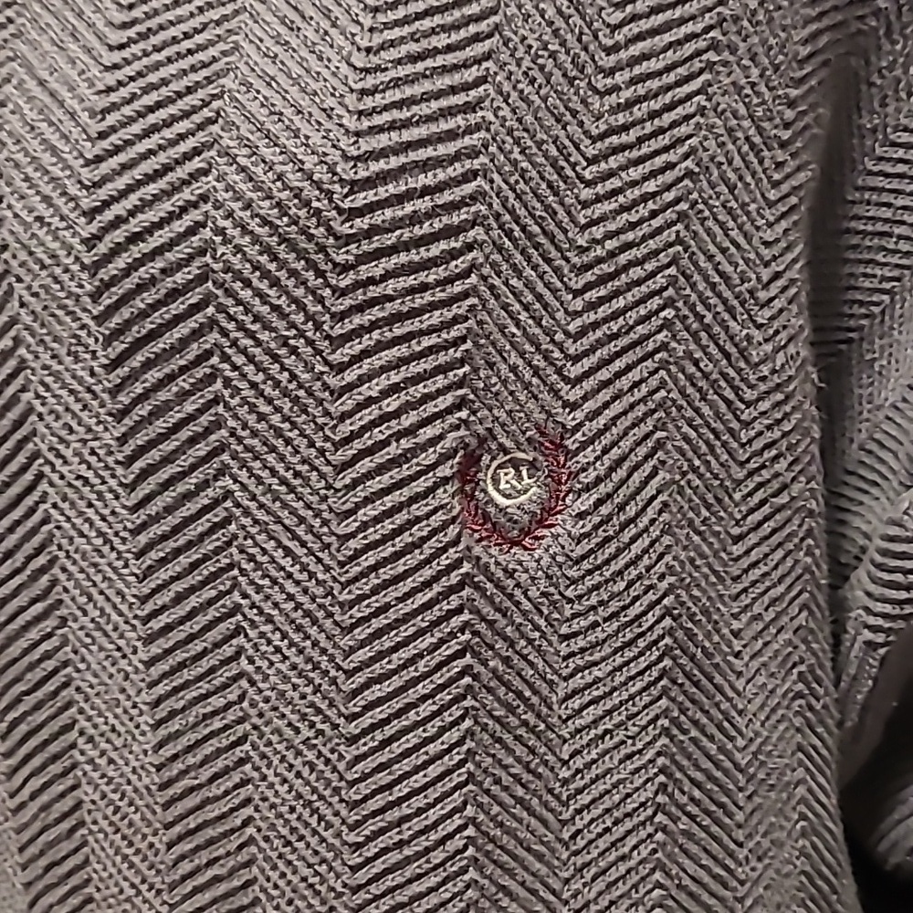 CHAPS Ralph Lauren Men's Gray Sweater Size XL 100% Cotton - Picture 2 of 10